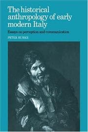 Tapa de The historical anthropology of early modern Italy