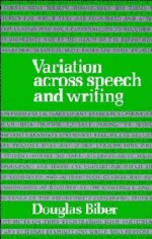 Tapa de Variation across speech and writing