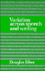 Tapa de Variation across speech and writing