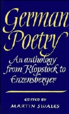 Tapa de German poetry