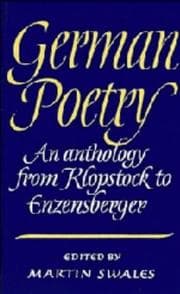 Tapa de German poetry