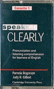 Tapa de Speaking Clearly Cassettes