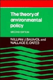 Tapa de The theory of environmental policy