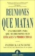 Tapa de Reuniones que Matan
