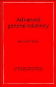 Tapa de Advanced general relativity