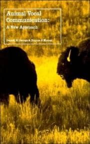 Tapa de Animal vocal communication