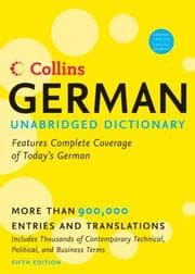 Tapa de Collins German Unabridged Dictionary 5th Edition