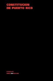 Tapa de Constitución de Puerto Rico