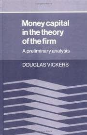 Tapa de Money capital in the theory of the firm
