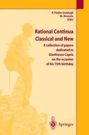 Tapa de Rational continua, classical and new