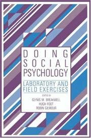Tapa de Doing Social Psychology