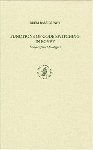 Tapa de Functions of code-switching in Egypt