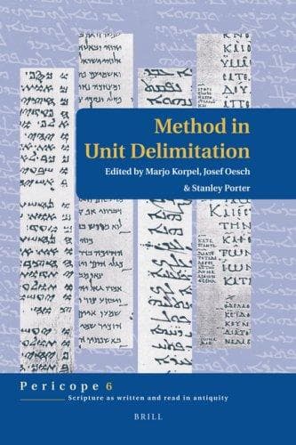 Tapa de Method in unit delimitation