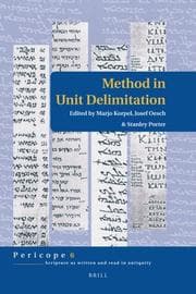 Tapa de Method in unit delimitation
