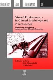 Tapa de Virtual environments in clinical psychology and neuroscience