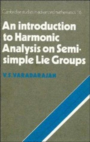 Tapa de An introduction to harmonic analysis on semisimple Lie groups