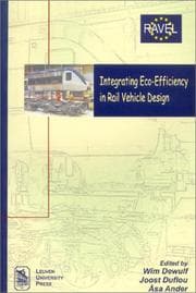 Tapa de Integrating eco-efficiency in rail vehicle design