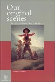 Tapa de Our Original Scenes. Freud's Theory of Sexuality (Figures of the Unconscious,)