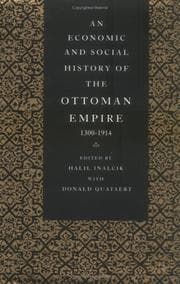 Tapa de An Economic and Social History of the Ottoman Empire, 13001914