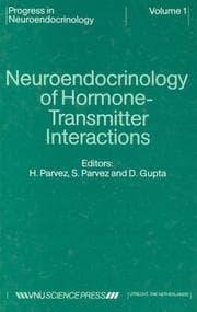 Tapa de Neuroendocrinology of Hormone--transmitter Interactions (Progress in Neuroendocrinology)