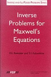 Tapa de Inverse Problems for Maxwell's Equations (Inverse and Ill-Posed Problems Series)