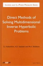 Tapa de Direct Methods of Solving Multidimensional Inverse Hyperbolic Problems