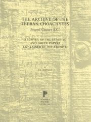Tapa de The archive of the Theban Choachytes (second century B.C.)