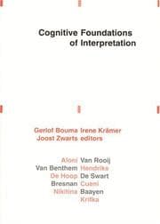 Tapa de Cognitive Foundations of Interpretation