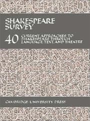 Tapa de Shakespeare Survey 40