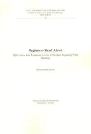 Tapa de Beginners Read Aloud