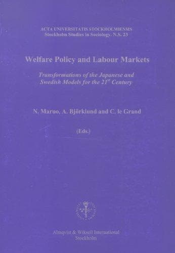 Tapa de Welfare Policy & Labour Markets
