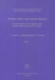 Tapa de Welfare Policy & Labour Markets