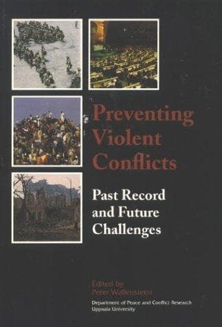 Tapa de Preventing violent conflicts