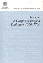 Tapa de Guide to A Corpus of English Dialogues 1560-1760