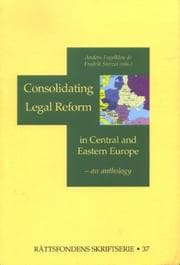 Tapa de Consolidating legal reform in Central and Eastern Europe