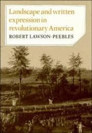 Tapa de Landscape and written expression in revolutionary America
