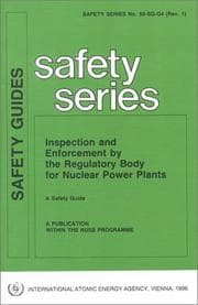 Tapa de Inspection and Enforcement by the Regulatory Body for Nuclear Power Plants