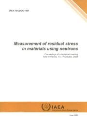 Tapa de Measurement of Residual Stress in Materials Using Neutrons