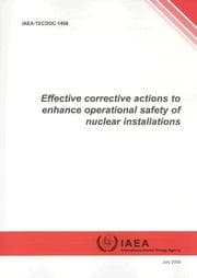 Tapa de Effective Corrective Actions to Enhance Operational Safety of Nuclear Installations