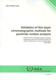 Tapa de Validation of Thin-Layer Chromatographic Methods for Pesticide Residue Analysis