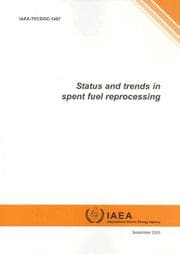 Tapa de Status and Trends in Spent Fuel Reprocessing