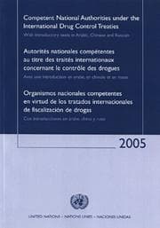 Tapa de Competent National Authorities under the International Drug Control Treaties
