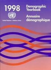 Tapa de DEMOGRAPHIC YEARBOOK 1998 (Demographic Yearbook/Annuaire Demographique)