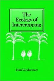 Tapa de The ecology of intercropping