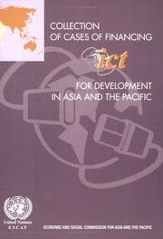 Tapa de Collection of Cases of Financing Ict for Development in Asia and the Pacific