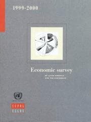 Tapa de Economic Survey of Latin America and the Caribbean 1999/2000 (Economic Survey of Latin America and the Caribbean)