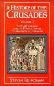Tapa de A History of the Crusades Vol. I