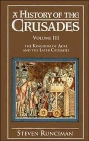 Tapa de A History of the Crusades, Vol. III