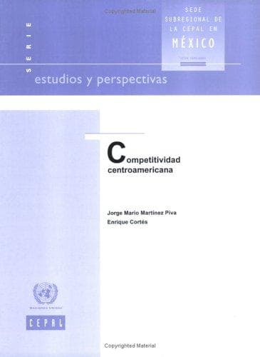 Tapa de Competitividad Centroamericana