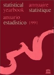 Tapa de Statistical yearbook =